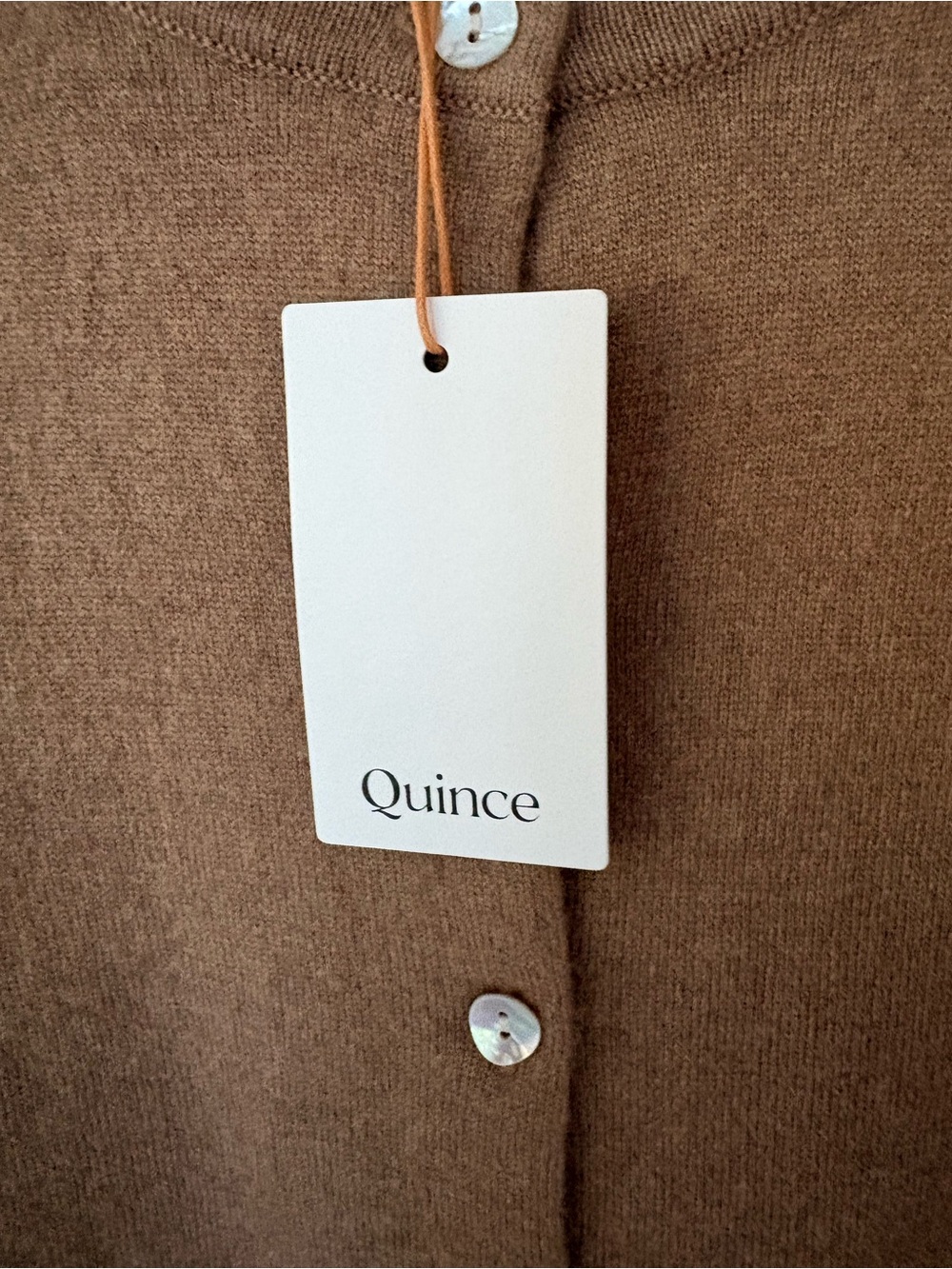 Quince Button-Front Mongolian Cashmere Cardigan Sweater - Picture 6 of 6